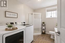 Virtually Enhanced lower washroom / laundry - 