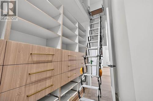 Remote stairs to the attic - 272 Renforth Drive, Toronto, ON 