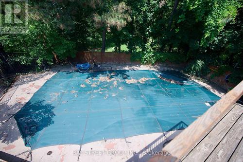 Pool with cover - 22 Thurgate Crescent, Markham, ON 