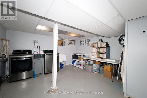The large laundry room in the basement. - 52 Yates Street, St. Catharines (Downtown), ON 