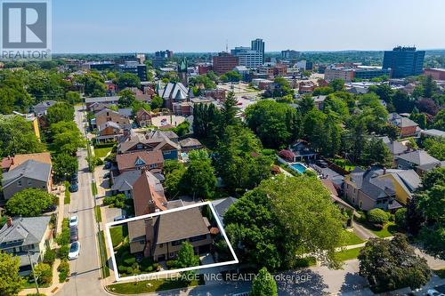Aerial view of historical Yates Street. - 52 Yates Street, St. Catharines (Downtown), ON 