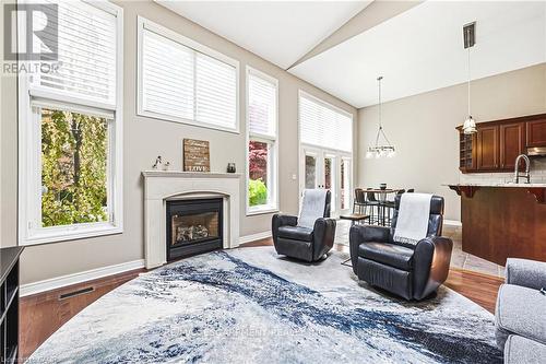 2178 Berwick Drive, Burlington, ON - Indoor Photo Showing Living Room With Fireplace