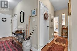 Hallway separating living space from rest space. - 