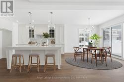 Kitchen/dining virtually staged - 