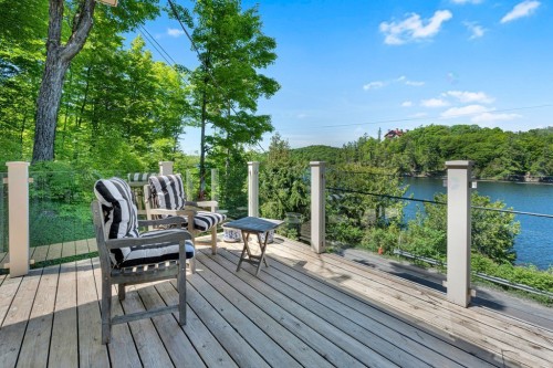 Balcon - 673 Ch. Du Lac-Meech, Chelsea, QC - Outdoor With Body Of Water With Deck Patio Veranda