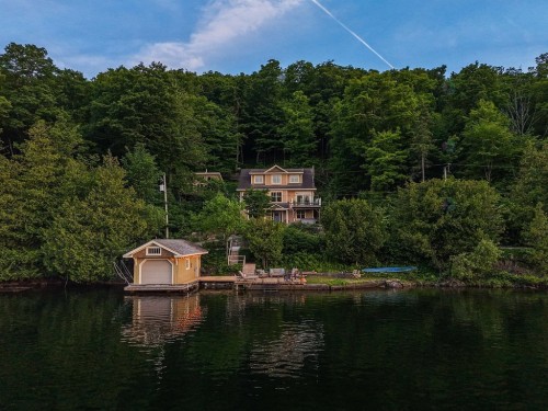 Photo aérienne - 673 Ch. Du Lac-Meech, Chelsea, QC - Outdoor With Body Of Water