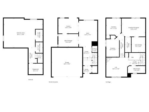 Plan (croquis) - 259 Rue Mirabel, Dollard-Des-Ormeaux, QC 