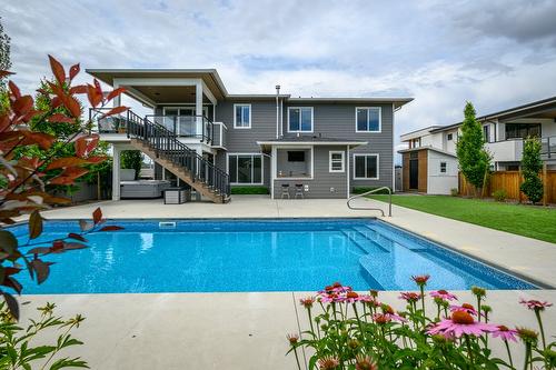 631 Mt Ida Crescent, Coldstream, BC - Outdoor With In Ground Pool