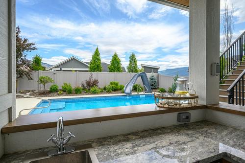 631 Mt Ida Crescent, Coldstream, BC -  With In Ground Pool
