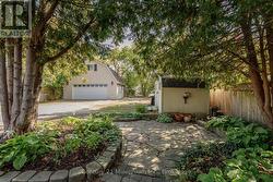 Detached garage and shed - 
