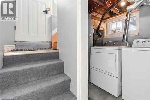 Laundry, separate from both upstairs and downstairs units - 29 Wexford Avenue N, Hamilton, ON 