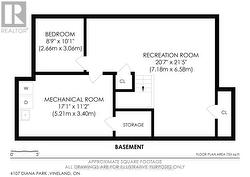 Lower Level Floor Plan - 