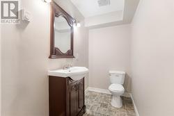 Half bath in the basement - 