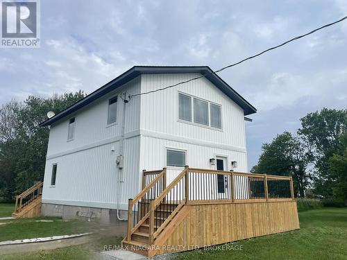 New steel siding & wood deck - 11809 Sideroad 18, Wainfleet (Lakeshore), ON 