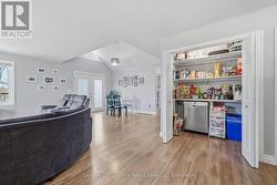 Pantry has laundry hookups installed already - 