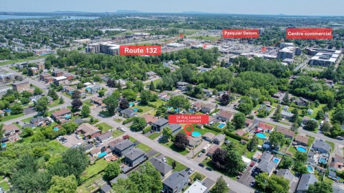 Aerial View - 24 Rue Lanctôt, Saint-Constant, QC 