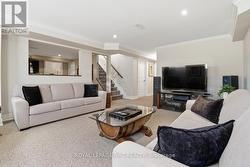 Family Room with Opening to Bar Room, Bedroom - 