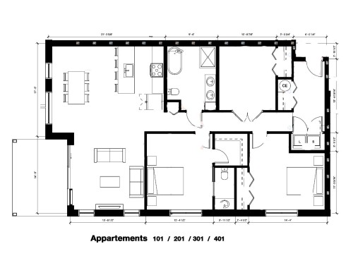 Floor Plan - 301-Boul. René-Lévesque, Sherbrooke (Brompton/Rock Forest/Saint-Élie/Deauville), QC - Other