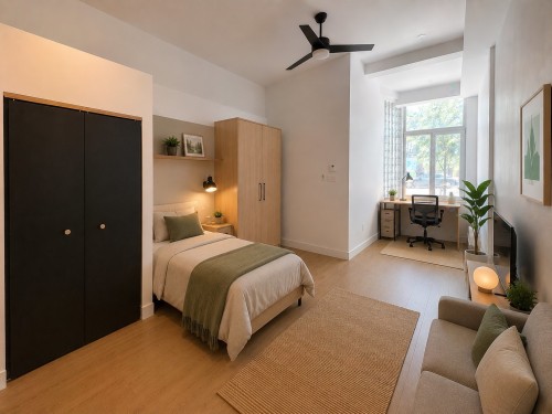 Chambre à coucher - 4-3993A Rue Hochelaga, Montréal (Mercier/Hochelaga-Maisonneuve), QC 