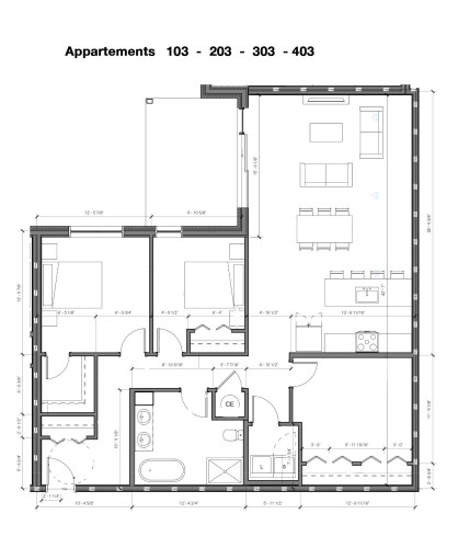 Floor Plan - 303-Boul. René-Lévesque, Sherbrooke (Brompton/Rock Forest/Saint-Élie/Deauville), QC - Other