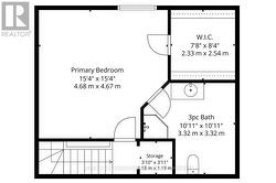 Upper floor plan - 