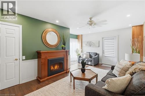 35 Chatham Street, Hamilton, ON - Indoor Photo Showing Living Room With Fireplace