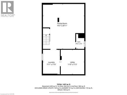 Floor plan - 282 East 13Th Street, Hamilton, ON 