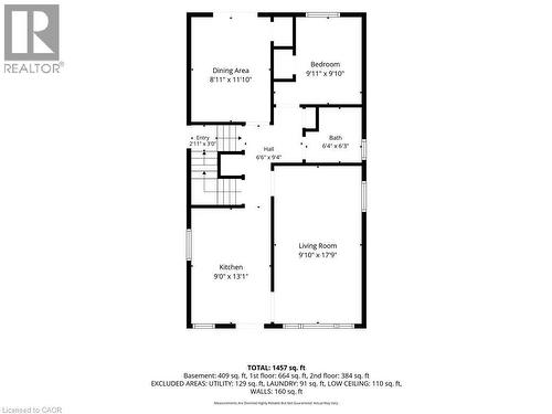 Floor plan - 282 East 13Th Street, Hamilton, ON 