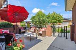 Spacious front porch with room for seating area and hosting - 