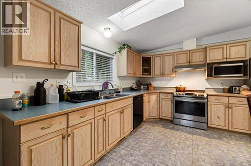 1 Wolfe Street, Sicamous, BC - Indoor Photo Showing Kitchen With Double Sink