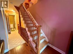 oak stairs leading to 3rd level - 