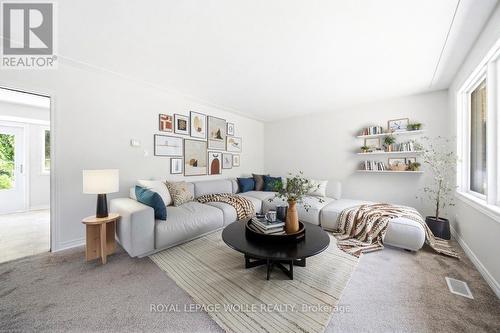 Virtually Stage to illustrate the size and layout - 64 Warren Road, Kitchener, ON 
