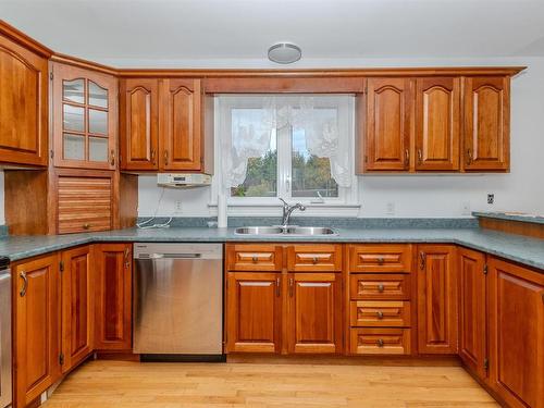 103 Paradise Road, Albert Bridge, NS - Indoor Photo Showing Kitchen With Double Sink