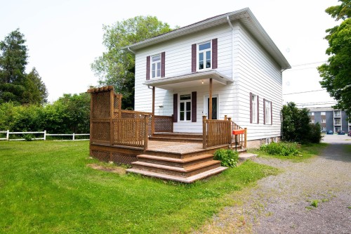 Face arrière - 530 Rue Blondeau, Saint-Pascal, QC - Outdoor With Deck Patio Veranda