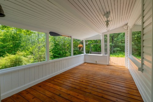 Véranda - 401 Ch. Du Sommet, Fossambault-Sur-Le-Lac, QC - Outdoor With Deck Patio Veranda With Exterior