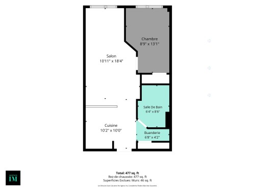 Floor Plan - 614-88 Rue Charlotte, Montréal (Ville-Marie), QC - Other