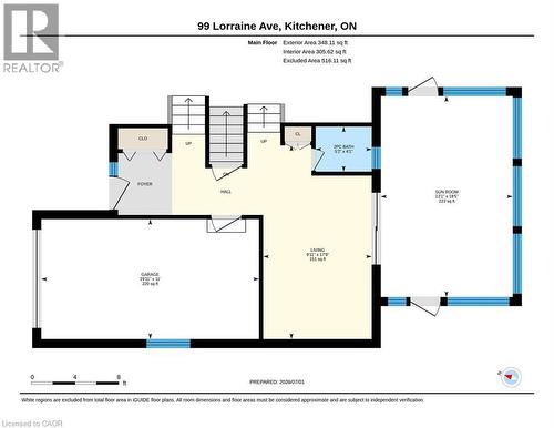 Floor plan - 99 Lorraine Avenue, Kitchener, ON - Other