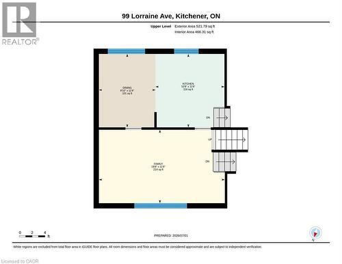 Floor plan - 99 Lorraine Avenue, Kitchener, ON - Other