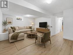 downstairs family room virtually staged - 