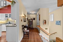 Nice separation of living from bedroom wing - 