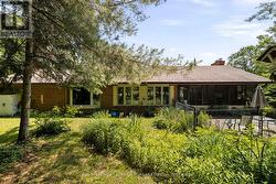 Surrounded by light woodlands and fenced garden - 