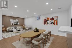 Apt #2 Virtually Staged - Living /Dining Room - 