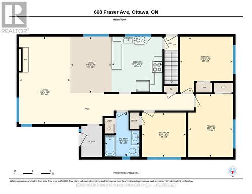 Floor Plan-Main Level - 668 Fraser Avenue, Ottawa, ON - Other