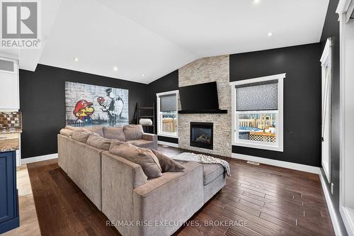 700 Stonehenge Street, Kingston (City Northwest), ON - Indoor Photo Showing Living Room With Fireplace