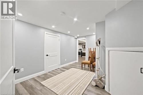 Entry to basement in-law suite and unfinished storage area - 207 Valridge Drive, Ancaster, ON - Indoor Photo Showing Other Room