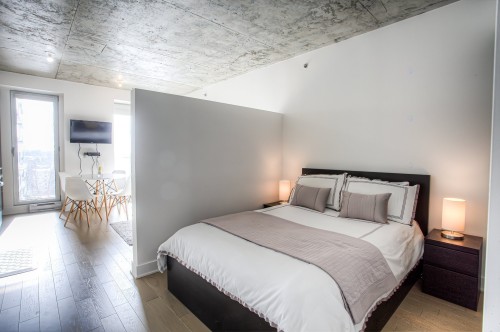 Chambre à coucher principale - 417-1800 Boul. René-Lévesque O., Montréal (Ville-Marie), QC - Indoor Photo Showing Bedroom