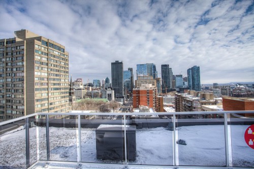 Terrasse - 417-1800 Boul. René-Lévesque O., Montréal (Ville-Marie), QC - Outdoor With Balcony With View