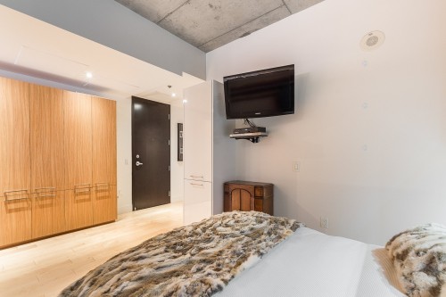 Chambre à coucher principale - 709-1061 Rue St-Alexandre, Montréal (Ville-Marie), QC - Indoor