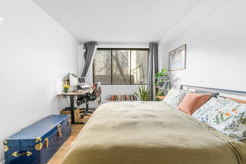 Chambre à coucher principale - 101-3470 Rue Durocher, Montréal (Le Plateau-Mont-Royal), QC - Indoor Photo Showing Bedroom