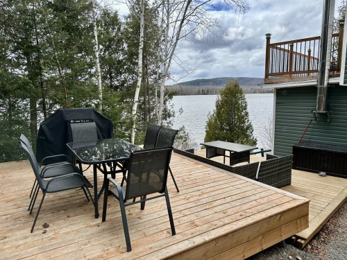 Terrasse - 4300 Ch. Beauchastel, Rouyn-Noranda, QC - Outdoor With Body Of Water With Deck Patio Veranda With Exterior